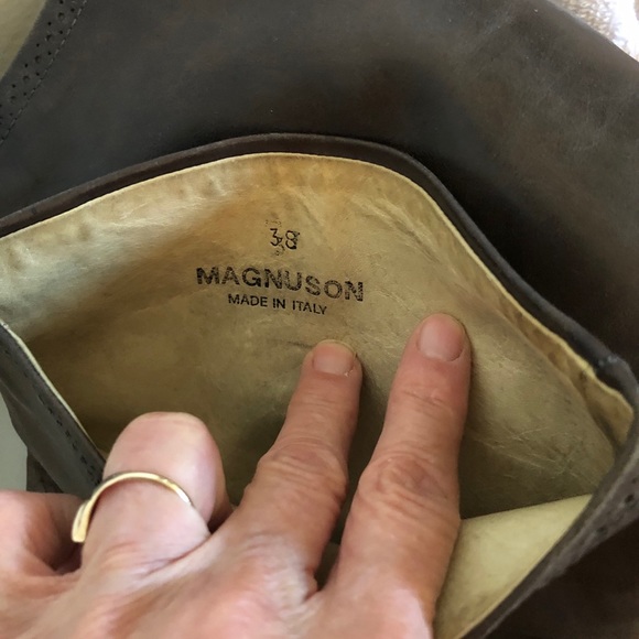 Beautiful vintage boots size 38 grayish brown - Picture 7 of 7